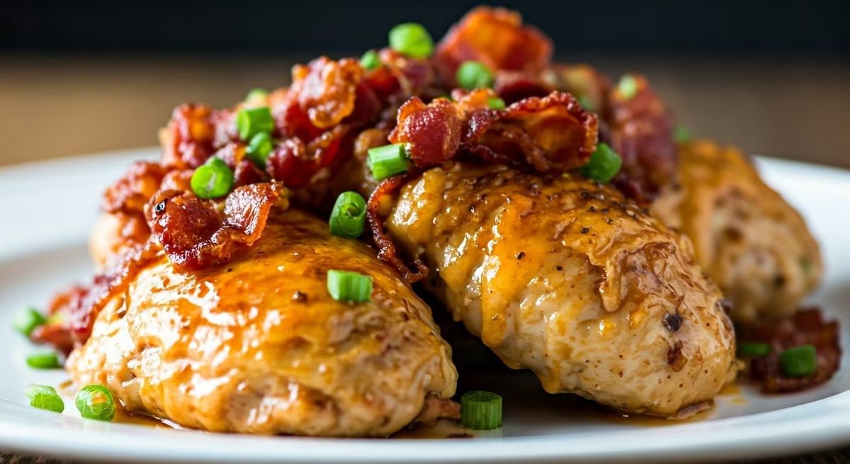 Cheesy Bacon Ranch Chicken recipe - American medium difficulty dish