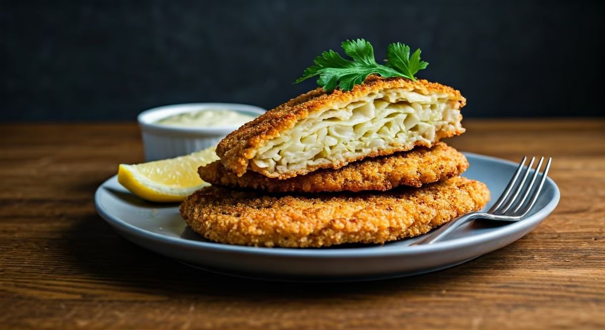 Crispy Cabbage Schnitzel recipe - German medium difficulty dish