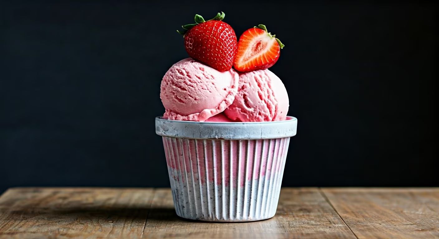 Strawberry Ice Cream Dream recipe - delicious medium difficulty in Desserts, Frozen Treats category