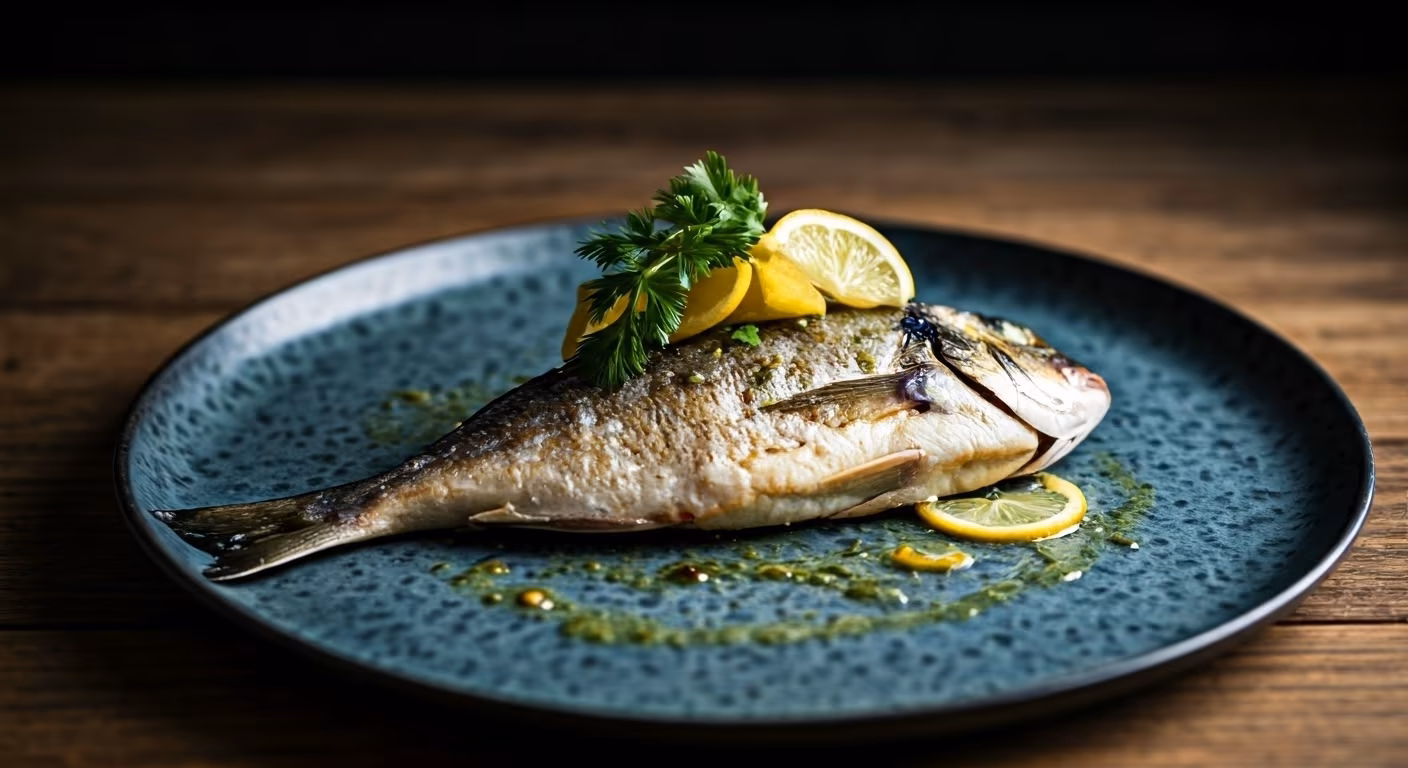 Crispy Lemon Herb Bream Fish recipe - Other medium difficulty in Seafood category