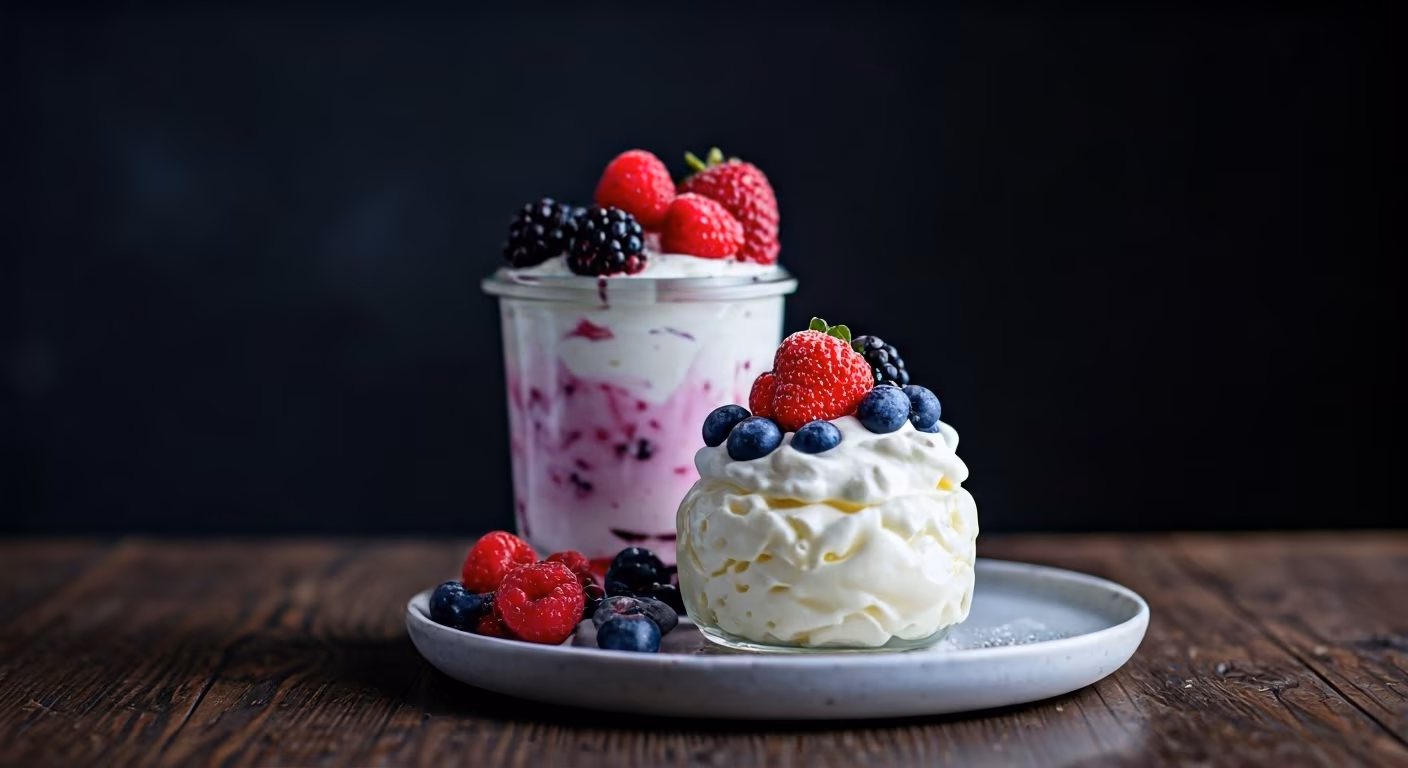 British Berry Eton Mess recipe - British medium difficulty in Desserts category