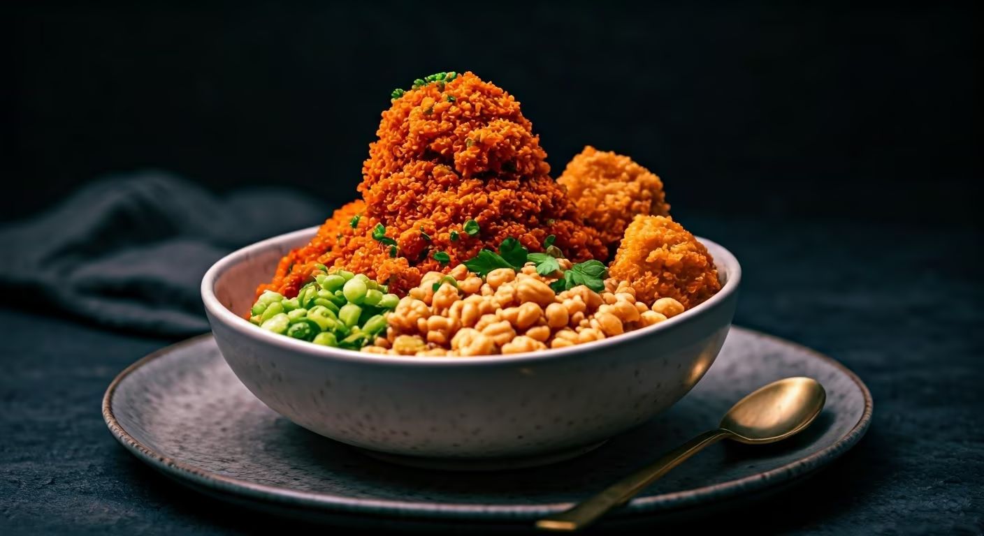 Spicy Bunny Bowl with a Twist recipe - Other medium difficulty in Street Food category