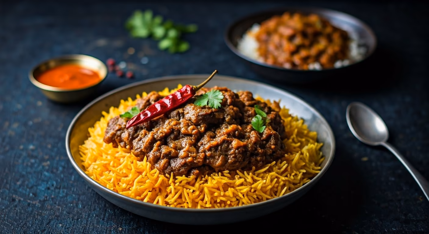 Spicy Lamb Biryani recipe - delicious medium difficulty in World Eats category