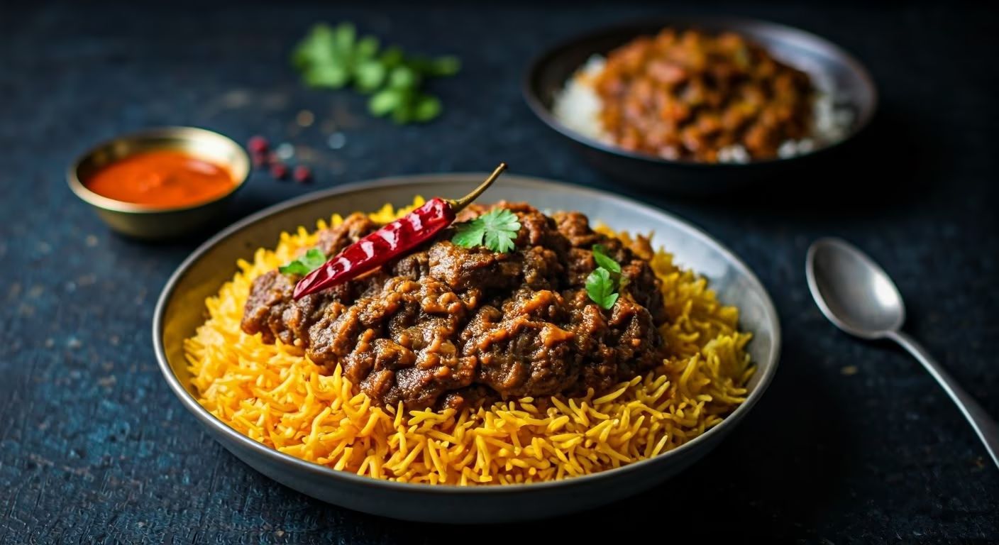 Spicy Lamb Biryani recipe - delicious medium difficulty in World Eats category