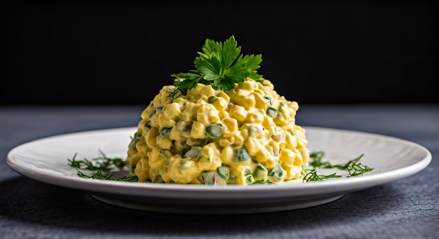 Herbed Egg Salad Delight recipe - American easy difficulty in Eggs category