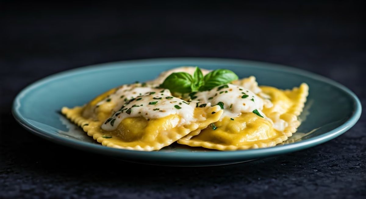 Three Cheese Beef Ravioli Delight recipe - Italian medium difficulty dish
