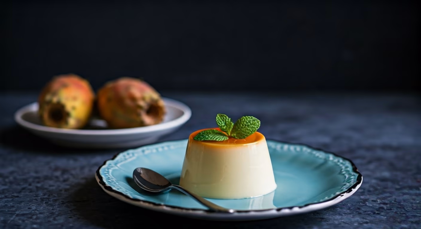 Prickly Pear Panna Cotta recipe - Other medium difficulty in Vegetarian category