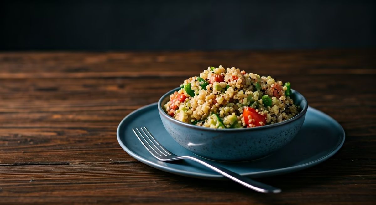 Mediterranean Quinoa Salad Bowl recipe - Mediterranean easy difficulty dish