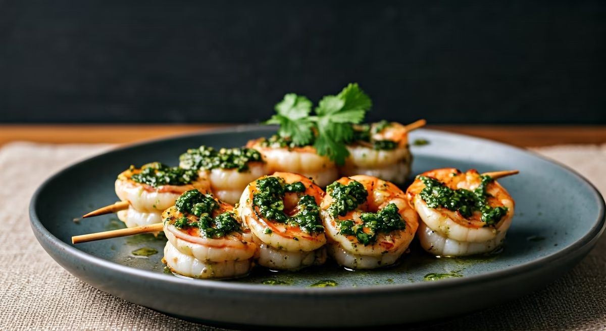 Zesty Chimichurri Shrimp Skewers recipe - Other medium difficulty dish