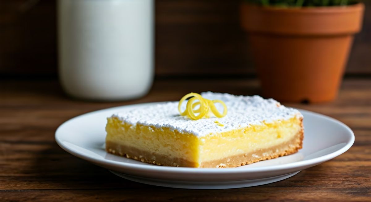 Zesty Lemon Dream Bars recipe - American medium difficulty dish