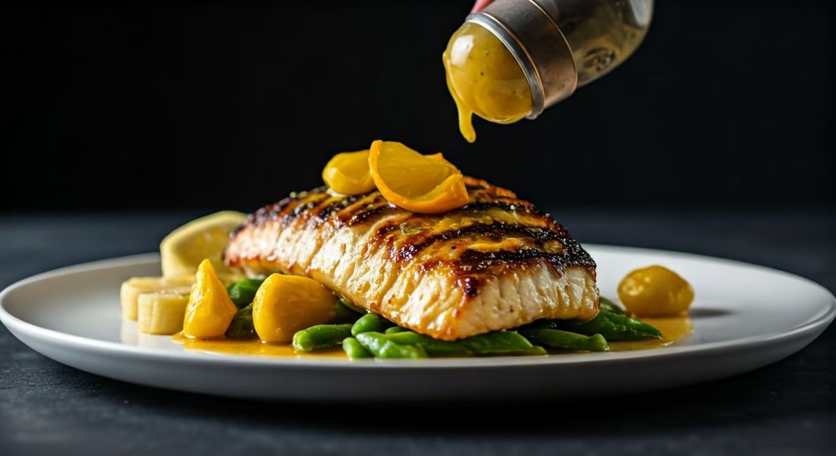 Royal Grilled Kingfish with Citrus Glaze recipe - Other medium difficulty dish