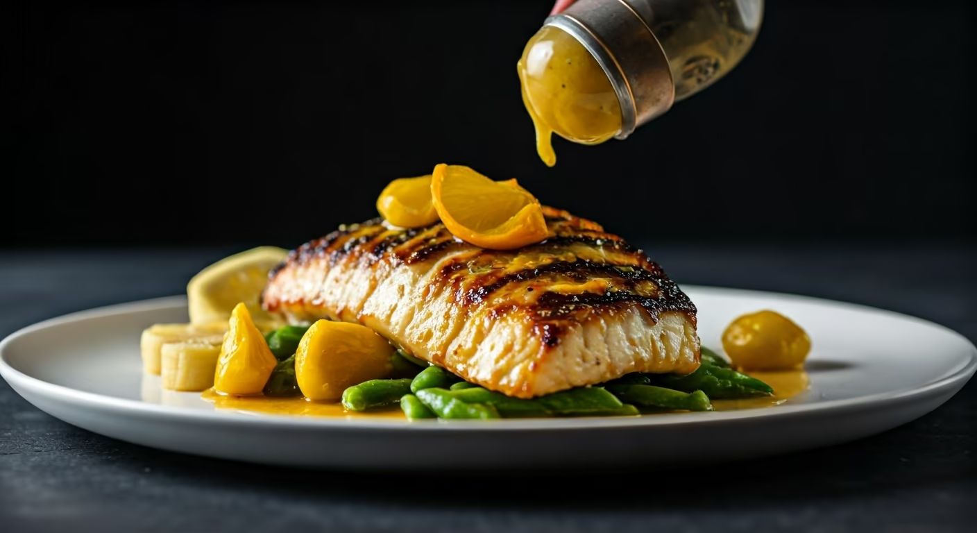 Royal Grilled Kingfish with Citrus Glaze recipe - delicious medium difficulty in Seafood category