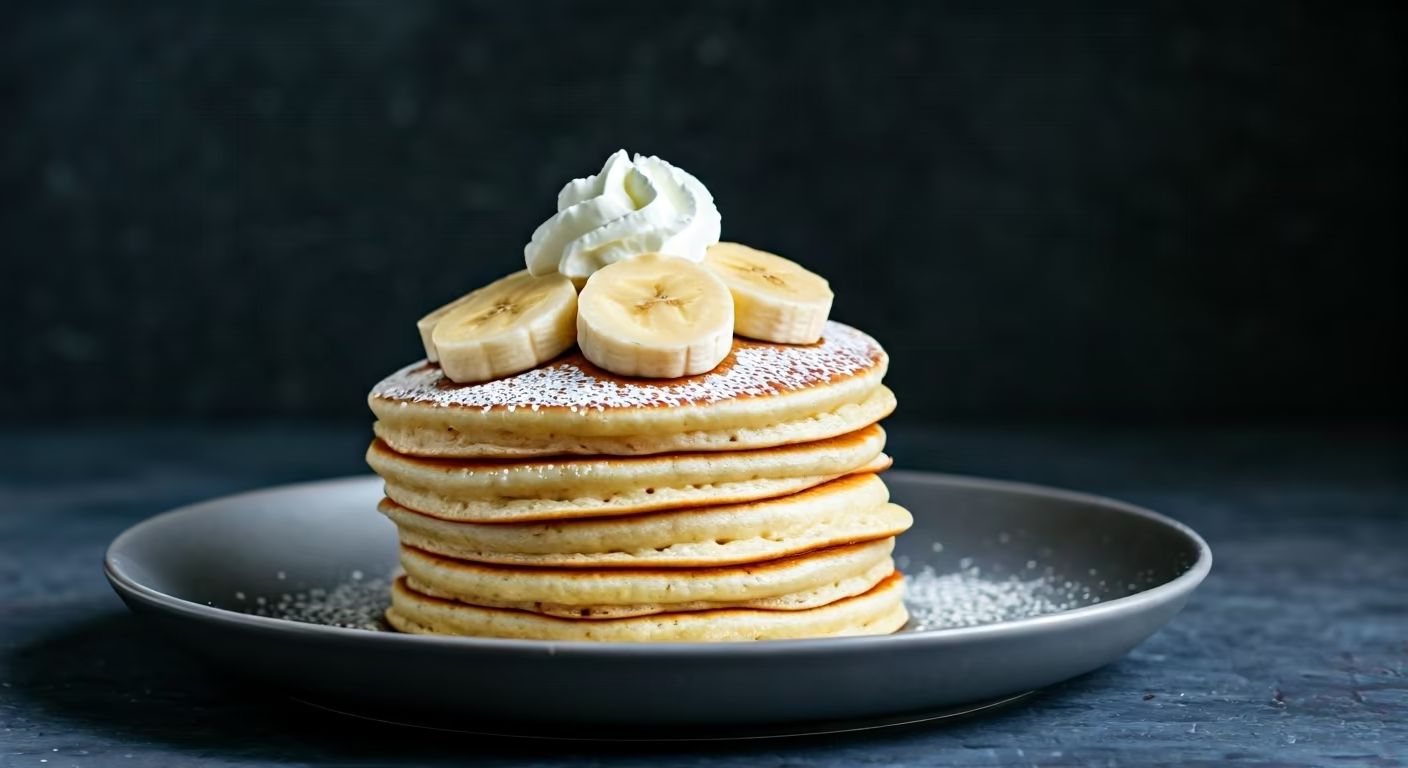 Fluffy Banana Pancakes recipe - delicious easy difficulty in Brunch, Breakfast category