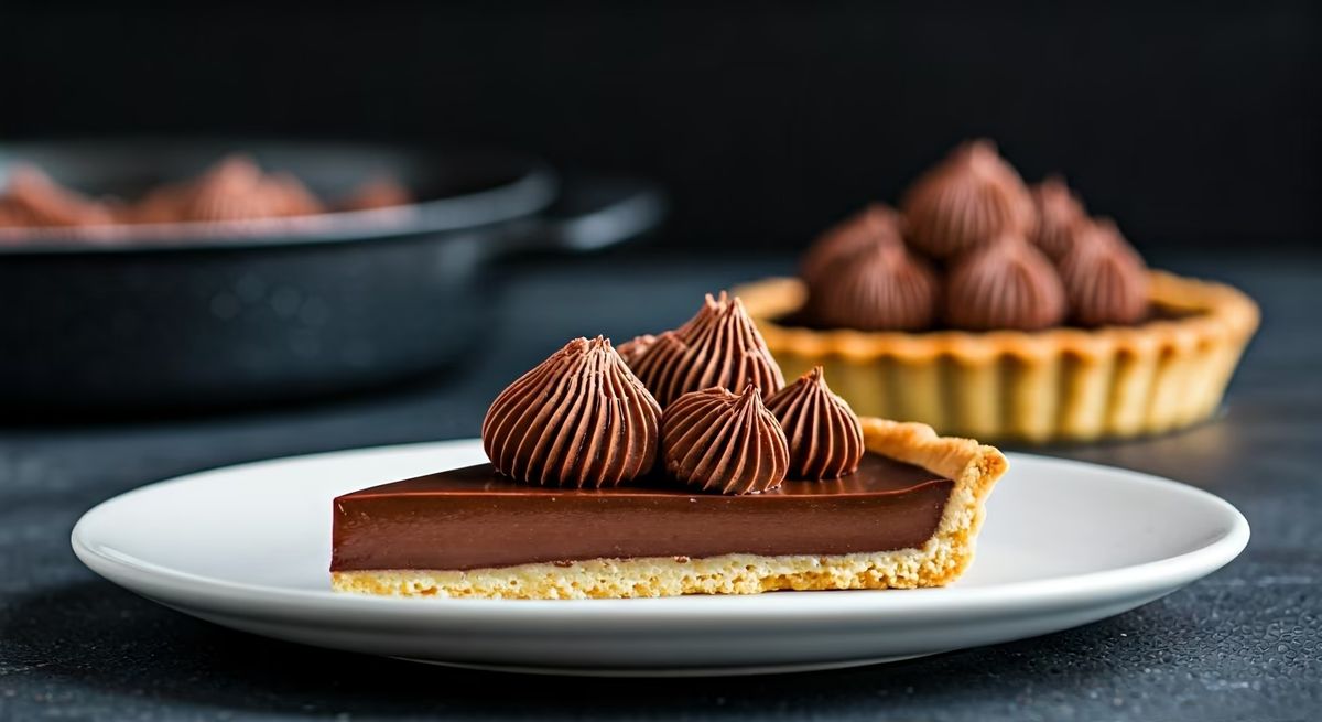 Decadent Chocolate Ganache Tart recipe - French medium difficulty dish