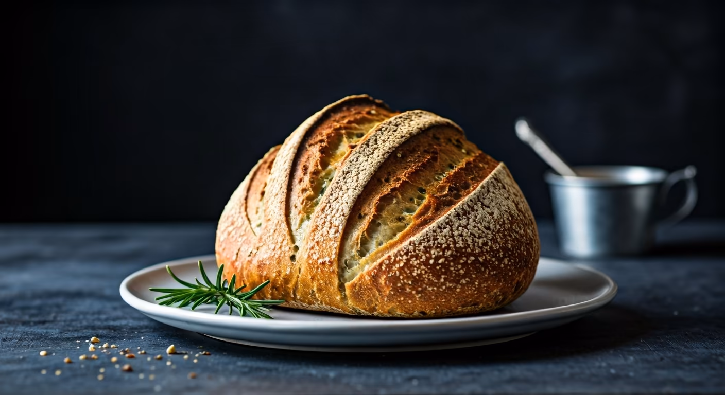 Sourdough Garlic Rosemary Bread recipe - Other medium difficulty in Baking, Bread category