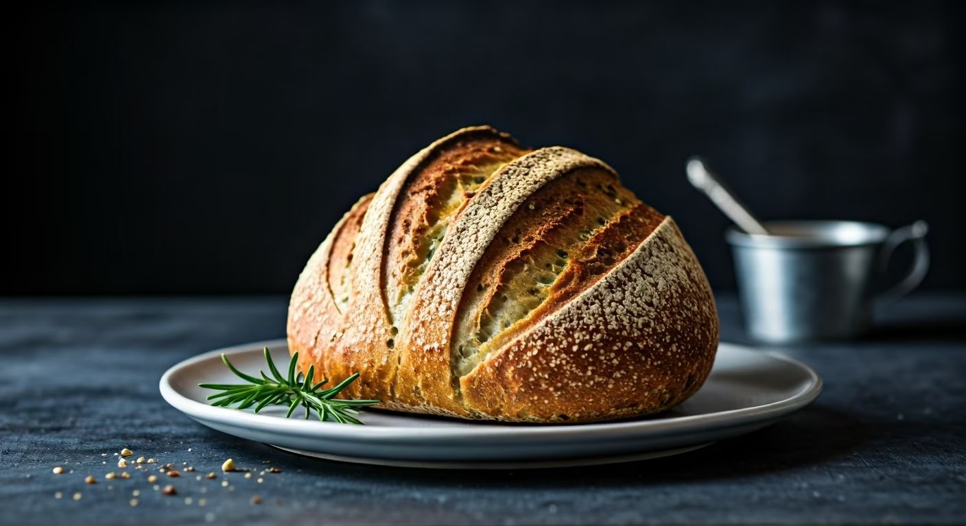 Sourdough Garlic Rosemary Bread recipe - delicious medium difficulty in Baking, Bread category