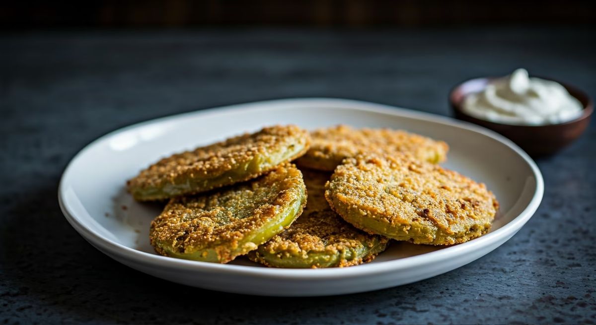 Southern Style Fried Green Tomatoes recipe - Southern medium difficulty dish