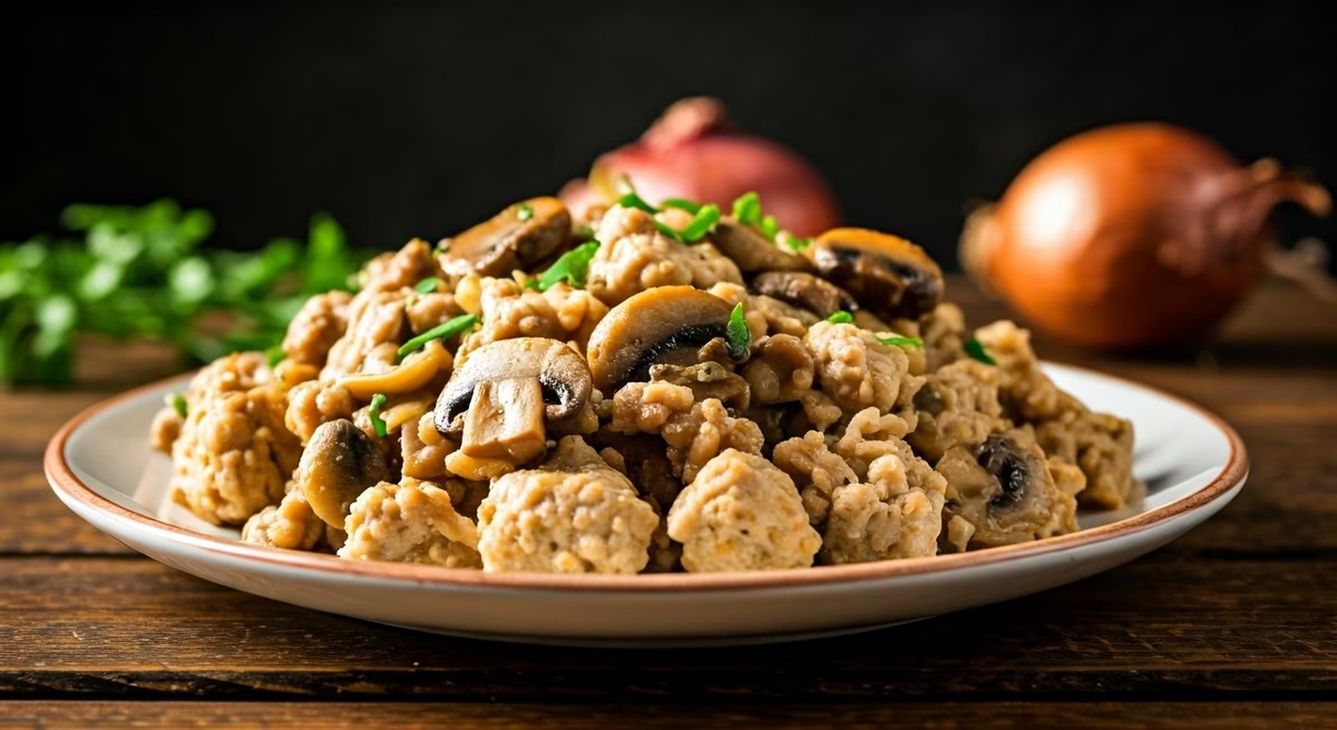 Savory Turkey and Mushroom Casserole Recipe @ TotallyChefs