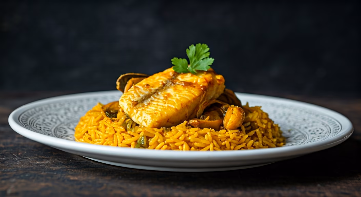 Sayadieh recipe - Middle Eastern medium difficulty in Seafood category
