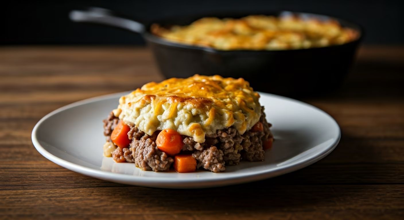 Cast Iron Skillet Cottage Pie recipe - delicious medium difficulty in Comfort Food category