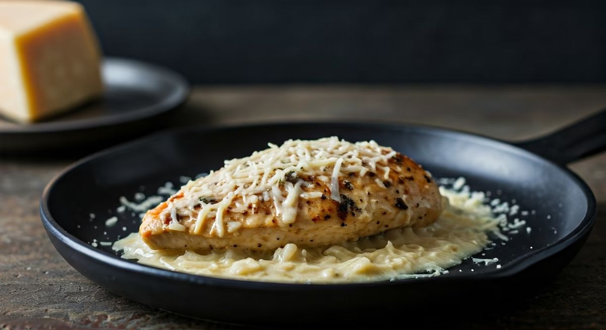 Savory Parmesan Chicken Skillet recipe - Italian medium difficulty dish