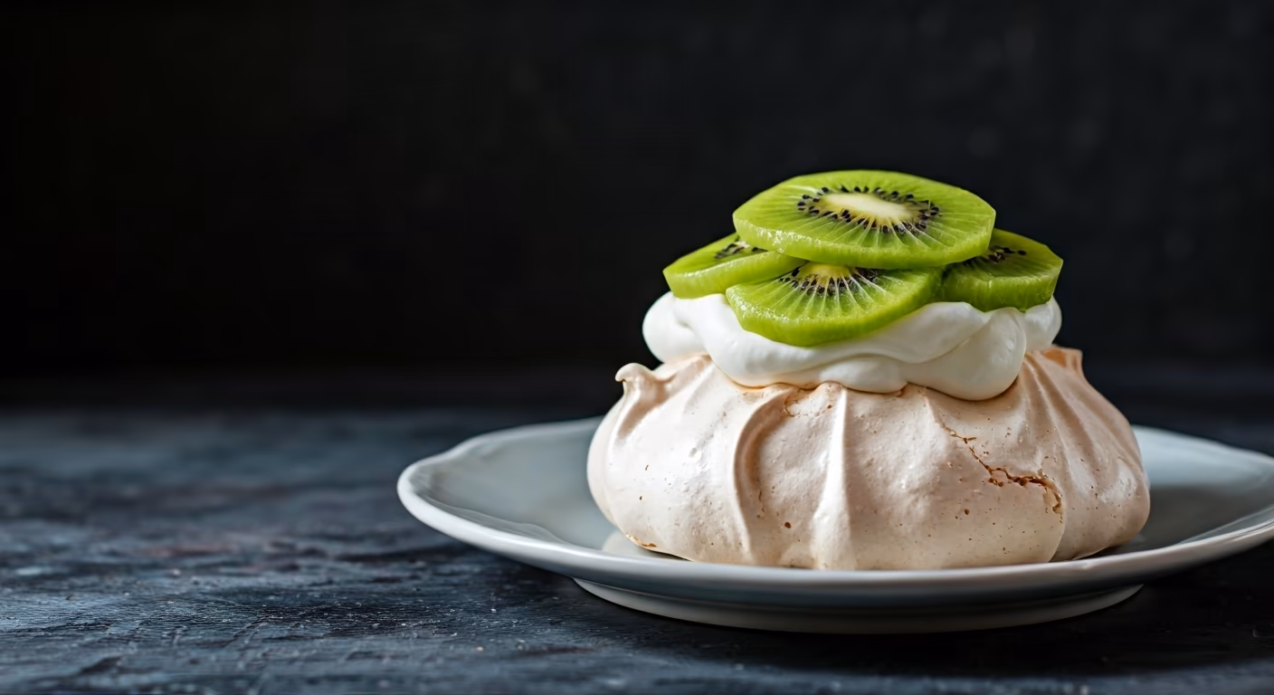 Kiwi Pavlova recipe - delicious medium difficulty 