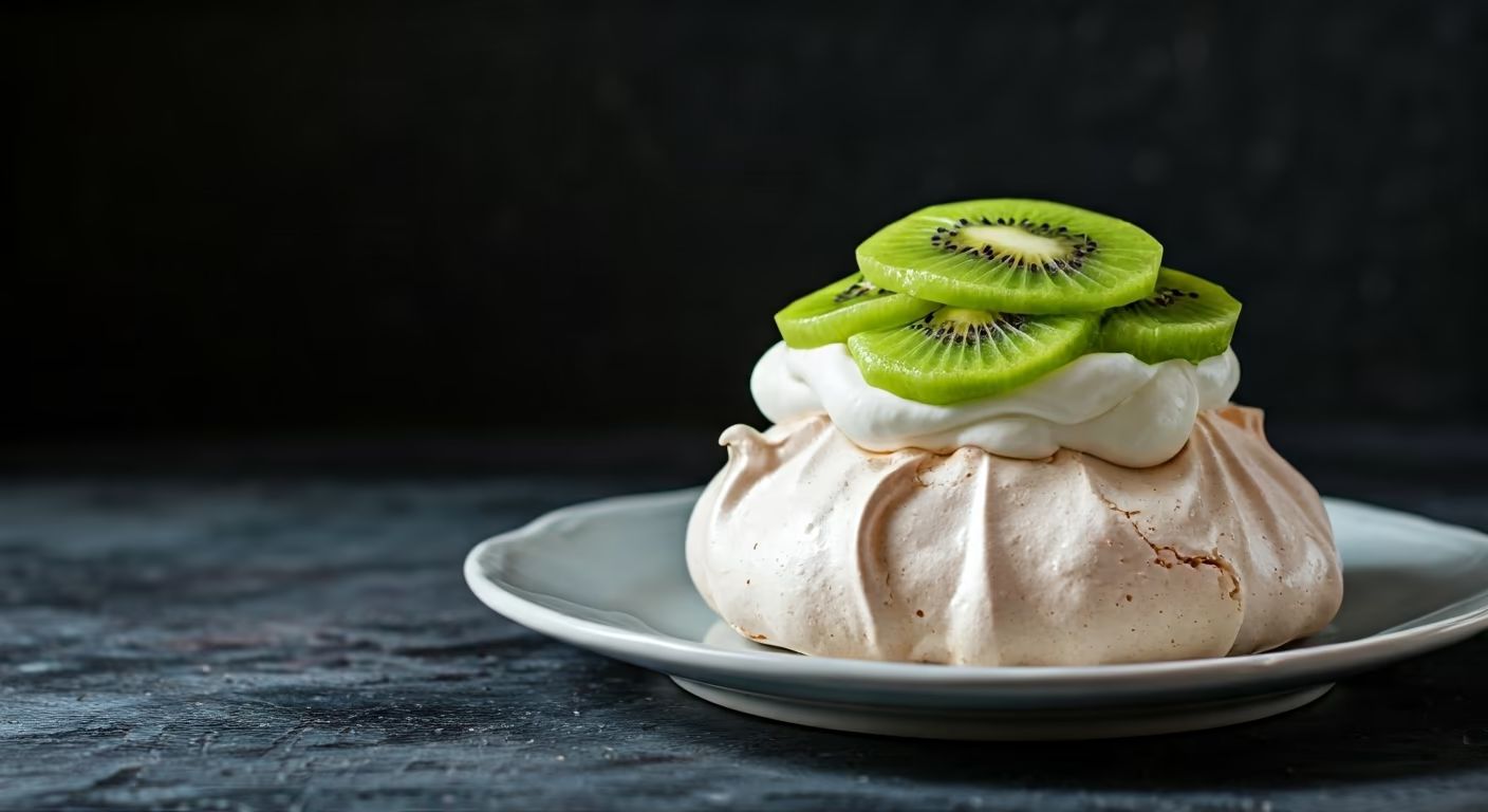 Kiwi Pavlova recipe - delicious medium difficulty 
