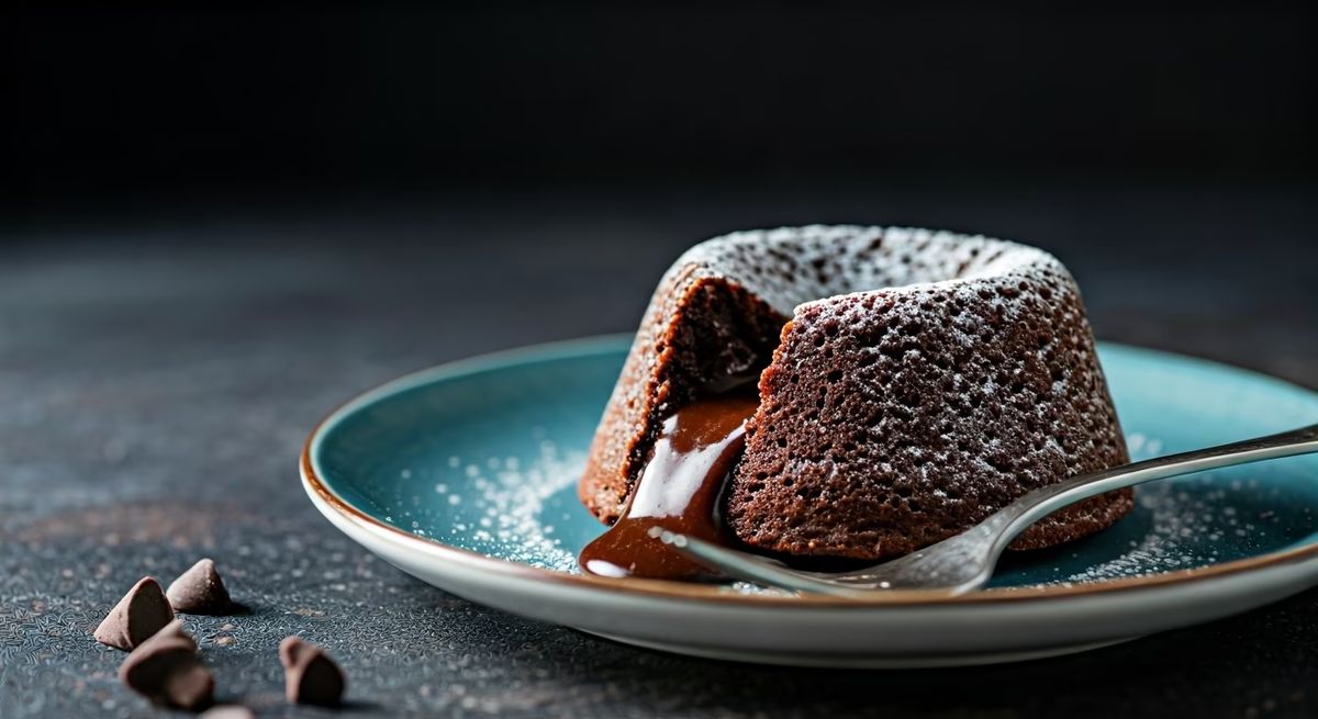 Decadent Chocolate Lava Cake recipe - French medium difficulty dish