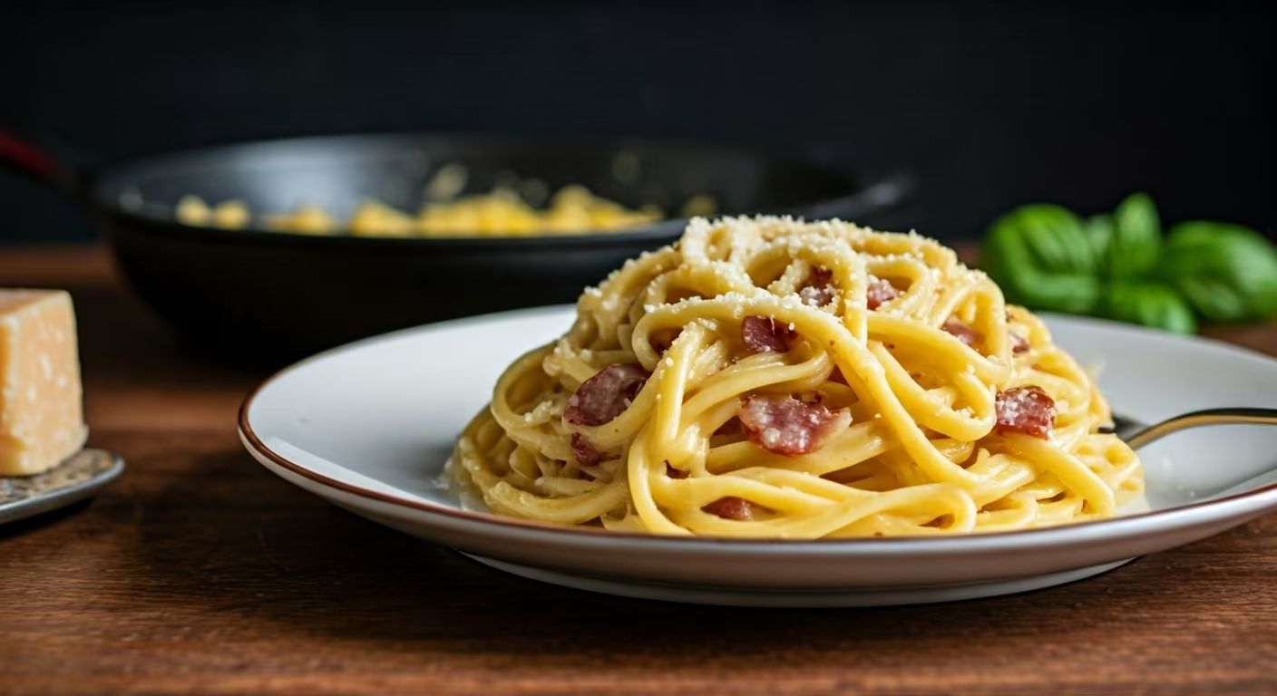 Riccioli alla Carbonara recipe - delicious medium difficulty 
