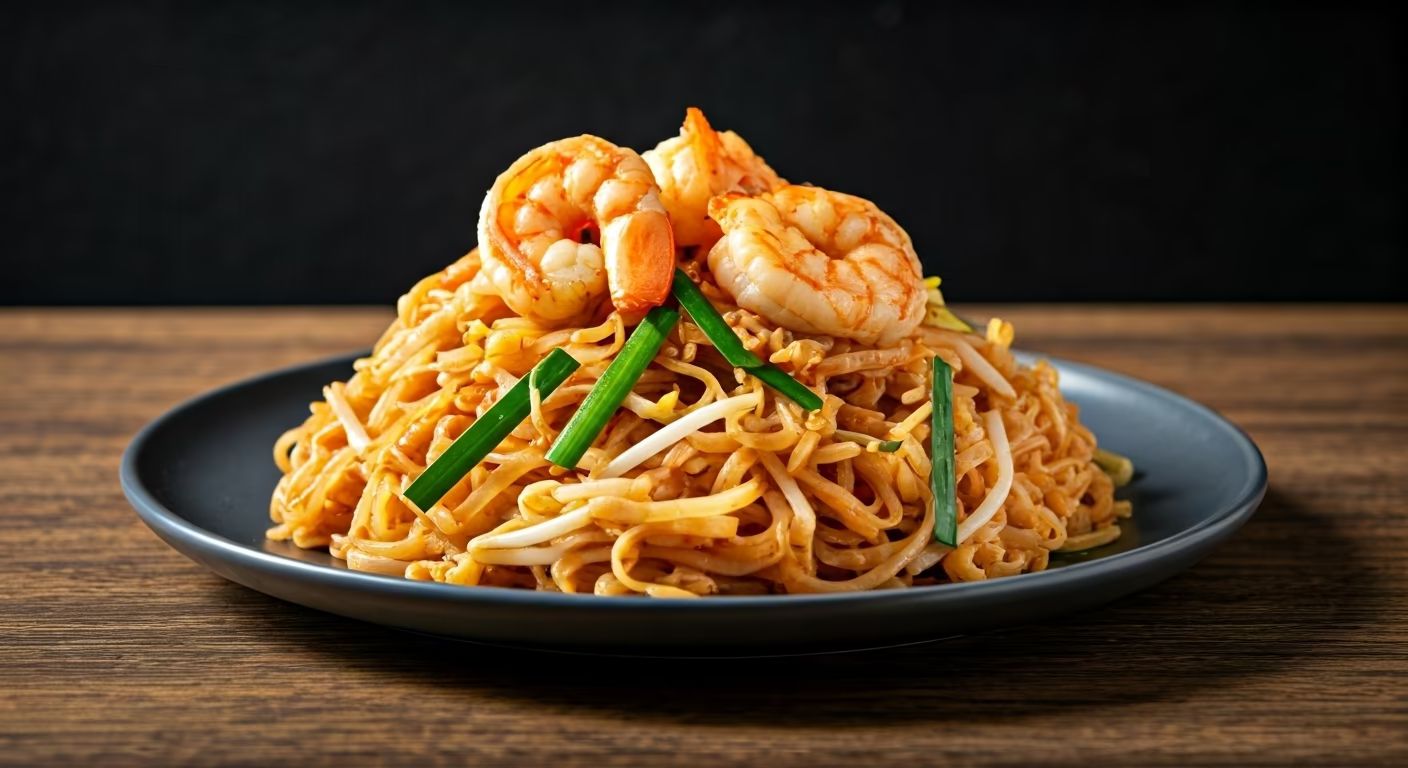 Crispy Korat Rice Noodle Pad Thai recipe - Thai medium difficulty 