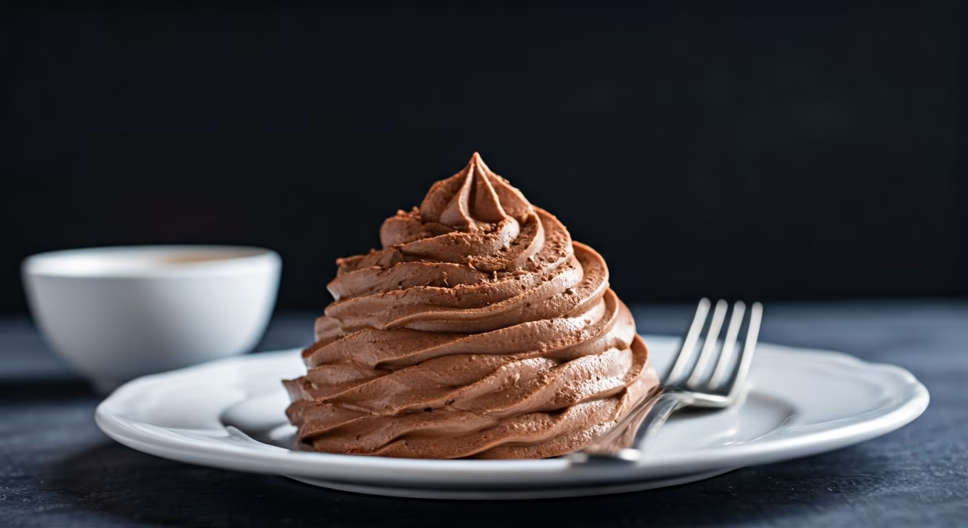 Decadent Chocolate Mousse recipe - French medium difficulty 