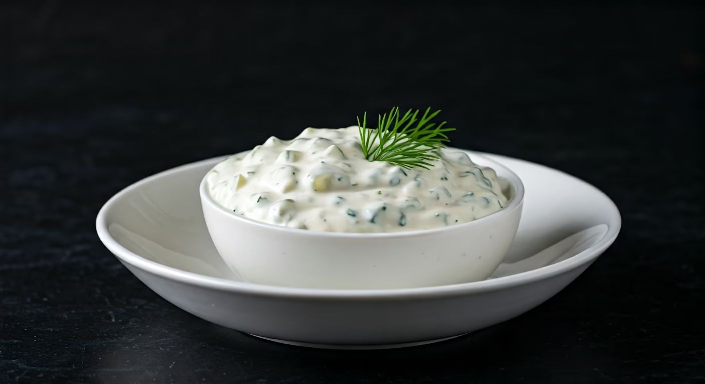 Creamy Dill Tartar Sauce recipe - delicious easy difficulty in Seafood category