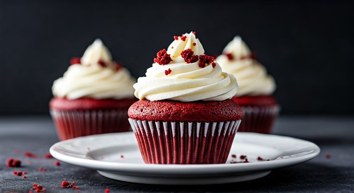 Decadent Red Velvet Cupcakes recipe - American medium difficulty dish