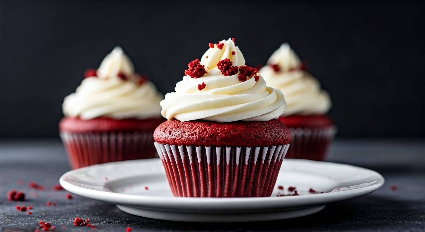 Decadent Red Velvet Cupcakes recipe - delicious medium difficulty in Baking category