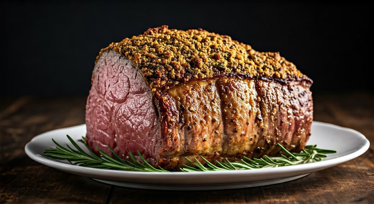 Savory Herb-Crusted Prime Rib recipe - American medium difficulty dish