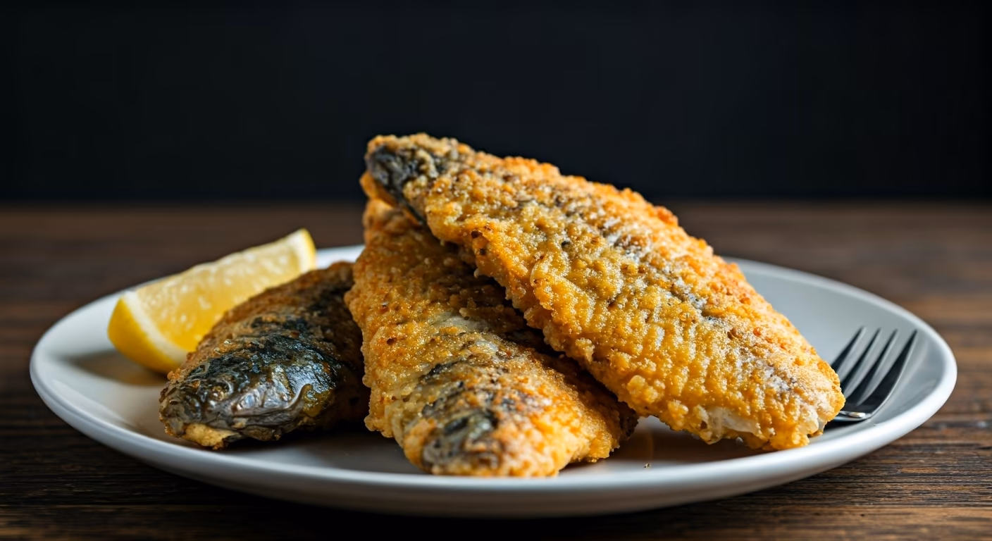 Crispy Bluegill Pan-Fried Battered recipe - American medium difficulty in Seafood category