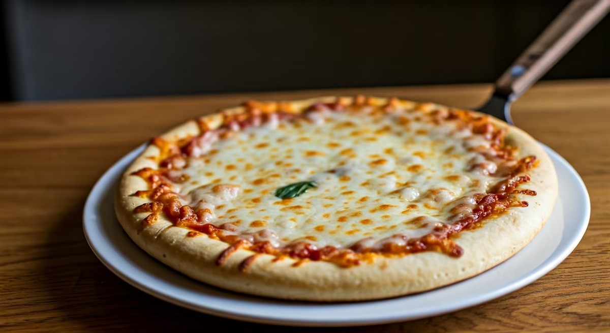Five Cheese Loaded Thin Crust Pizza Recipe @ TotallyChefs