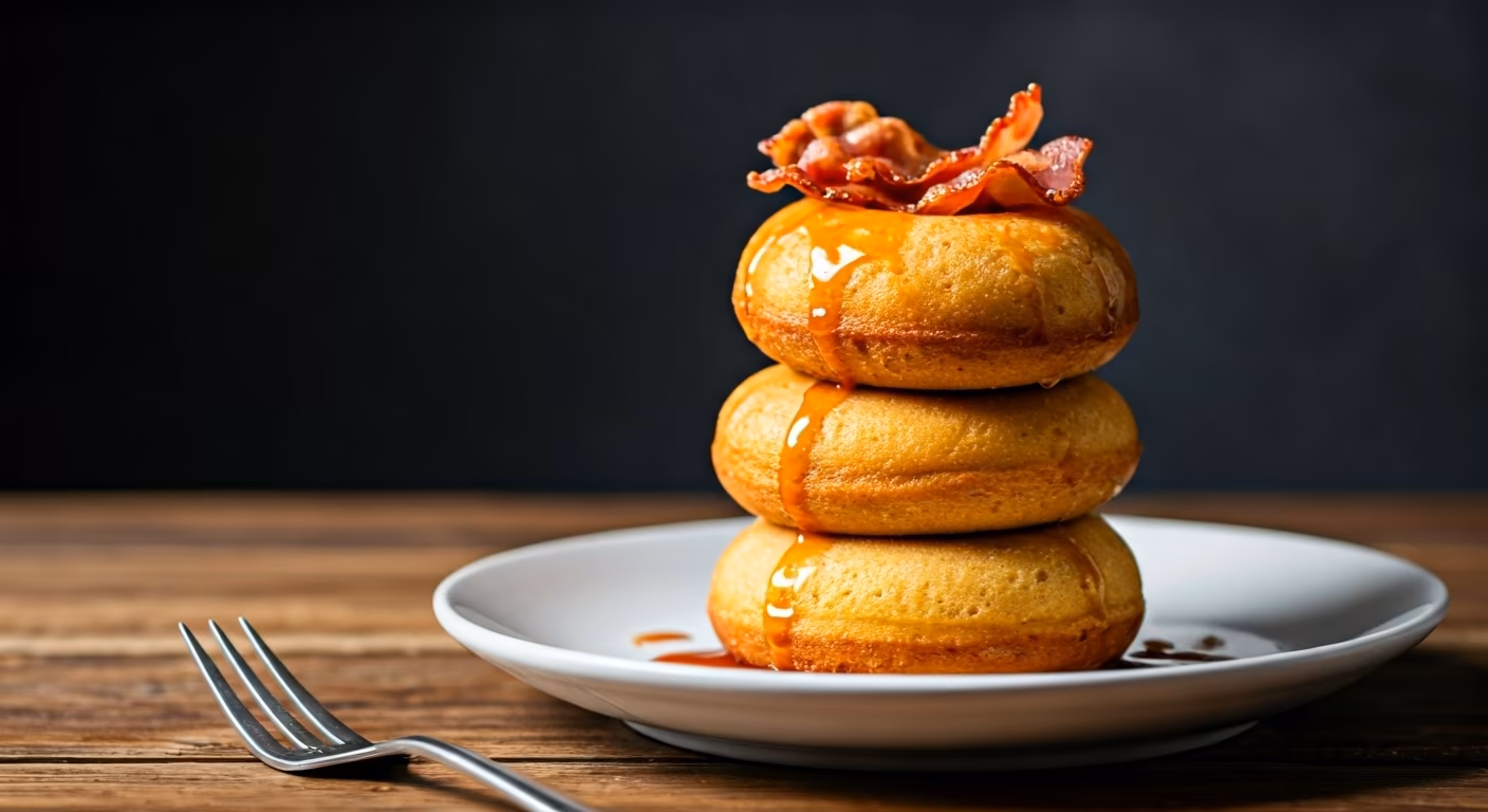 Maple Bacon Mochi Donuts recipe - American medium difficulty in Breakfast category