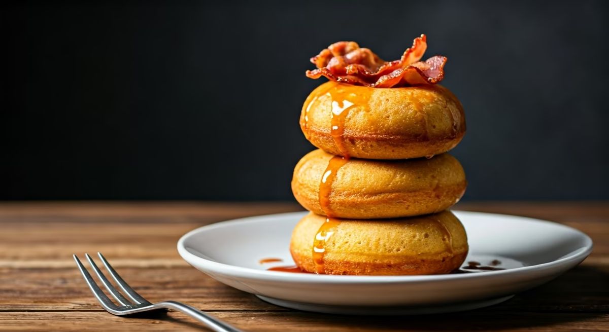 Maple Bacon Mochi Donuts recipe - American medium difficulty dish