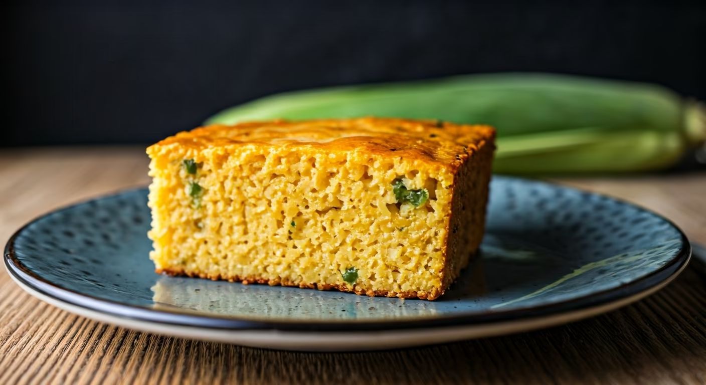 Pork Belly Jalapeño Cheddar Cornbread recipe - American medium difficulty in Comfort Food, Bread category