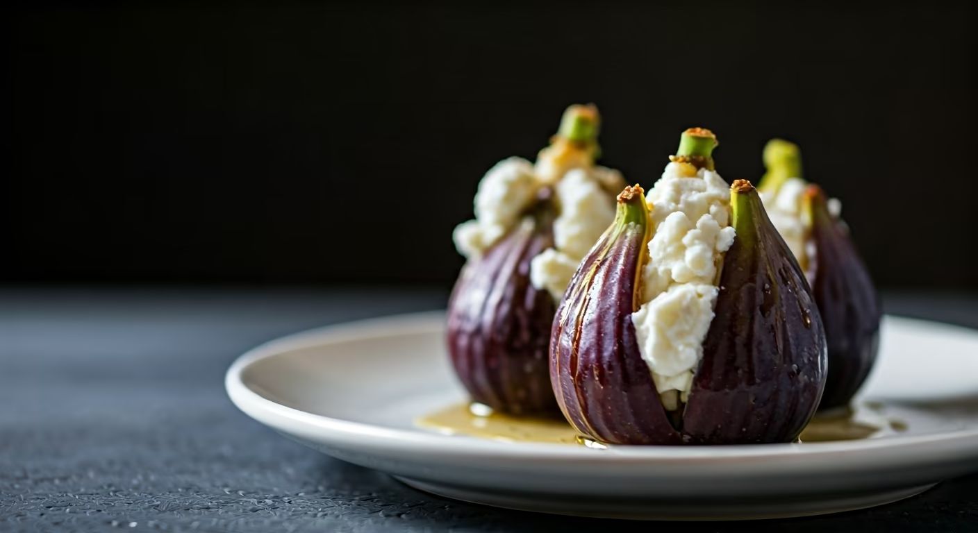 Goat Cheese Stuffed Figs recipe - delicious easy difficulty in Side Dishes, Appetizers category