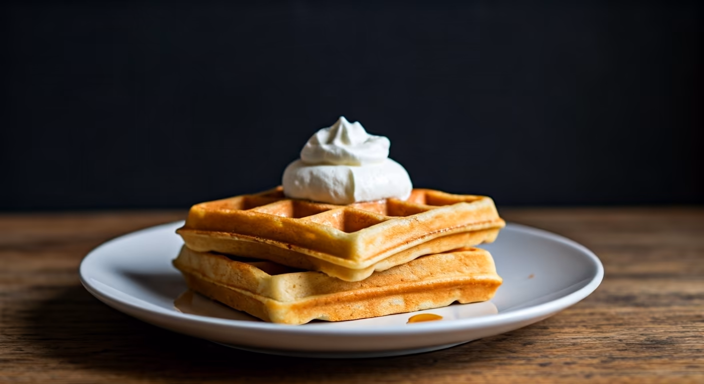 Crispy Cinnamon Waffles recipe - American medium difficulty in Brunch, Breakfast category