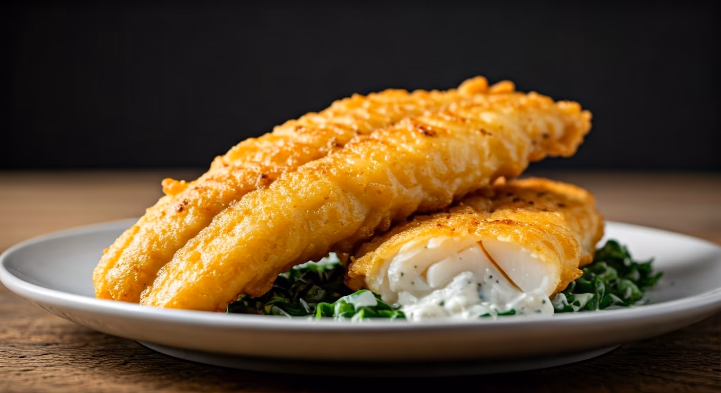 Crispy Beer Battered Fish recipe - Other medium difficulty in Main Dishes, Comfort Food, Fried Foods category
