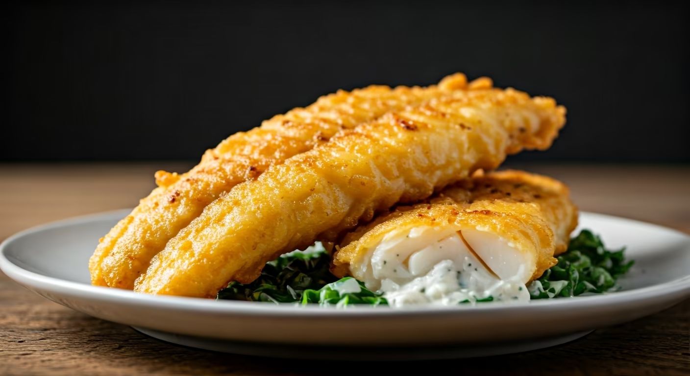 Crispy Beer Battered Fish recipe - delicious medium difficulty in Main Dishes, Comfort Food, Fried Foods category