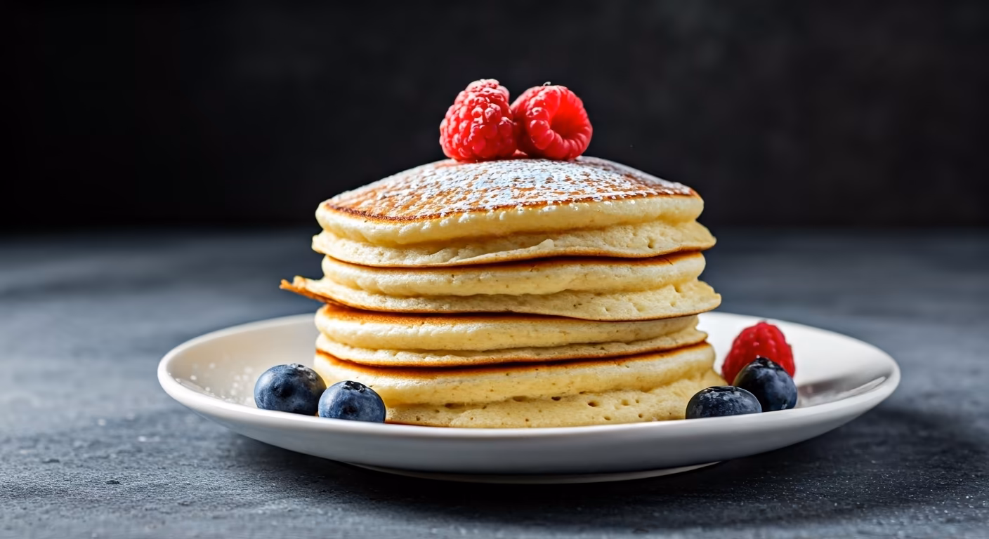Fluffy Buttermilk Pancakes recipe - American easy difficulty in Comfort Food, Breakfast category