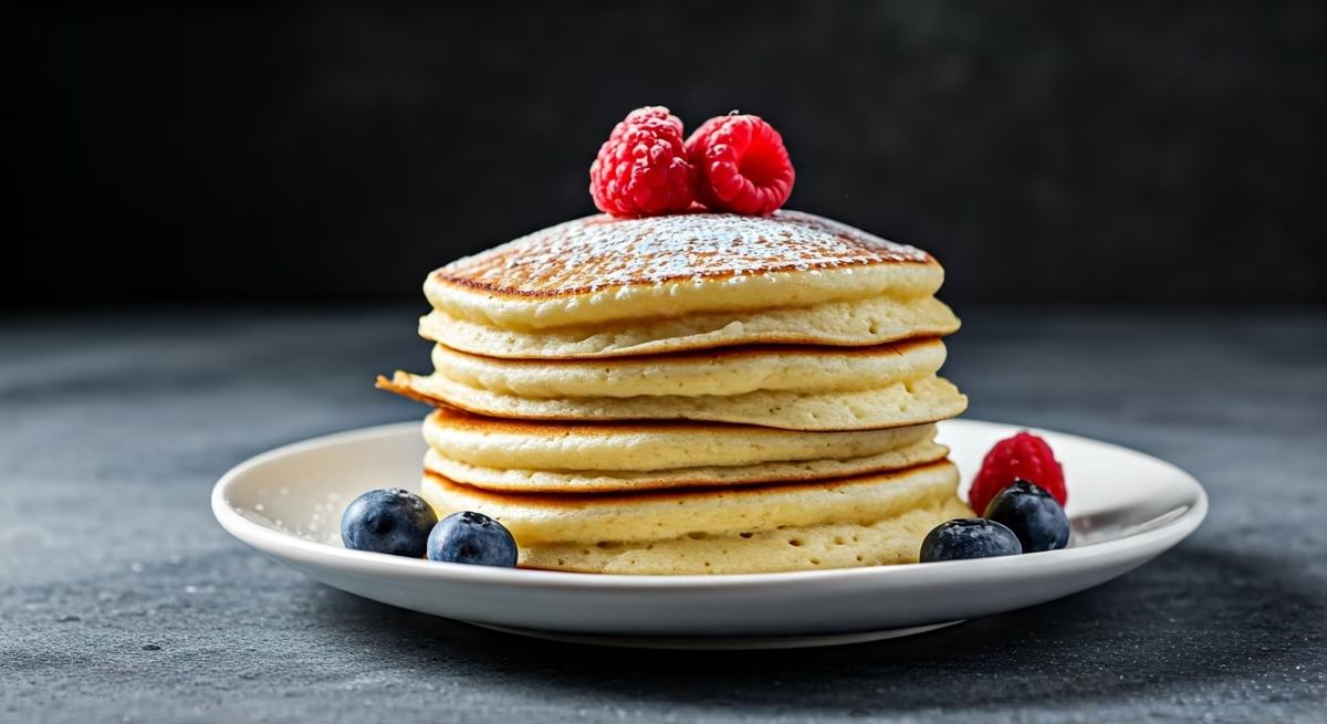 Fluffy Buttermilk Pancakes recipe - American easy difficulty dish