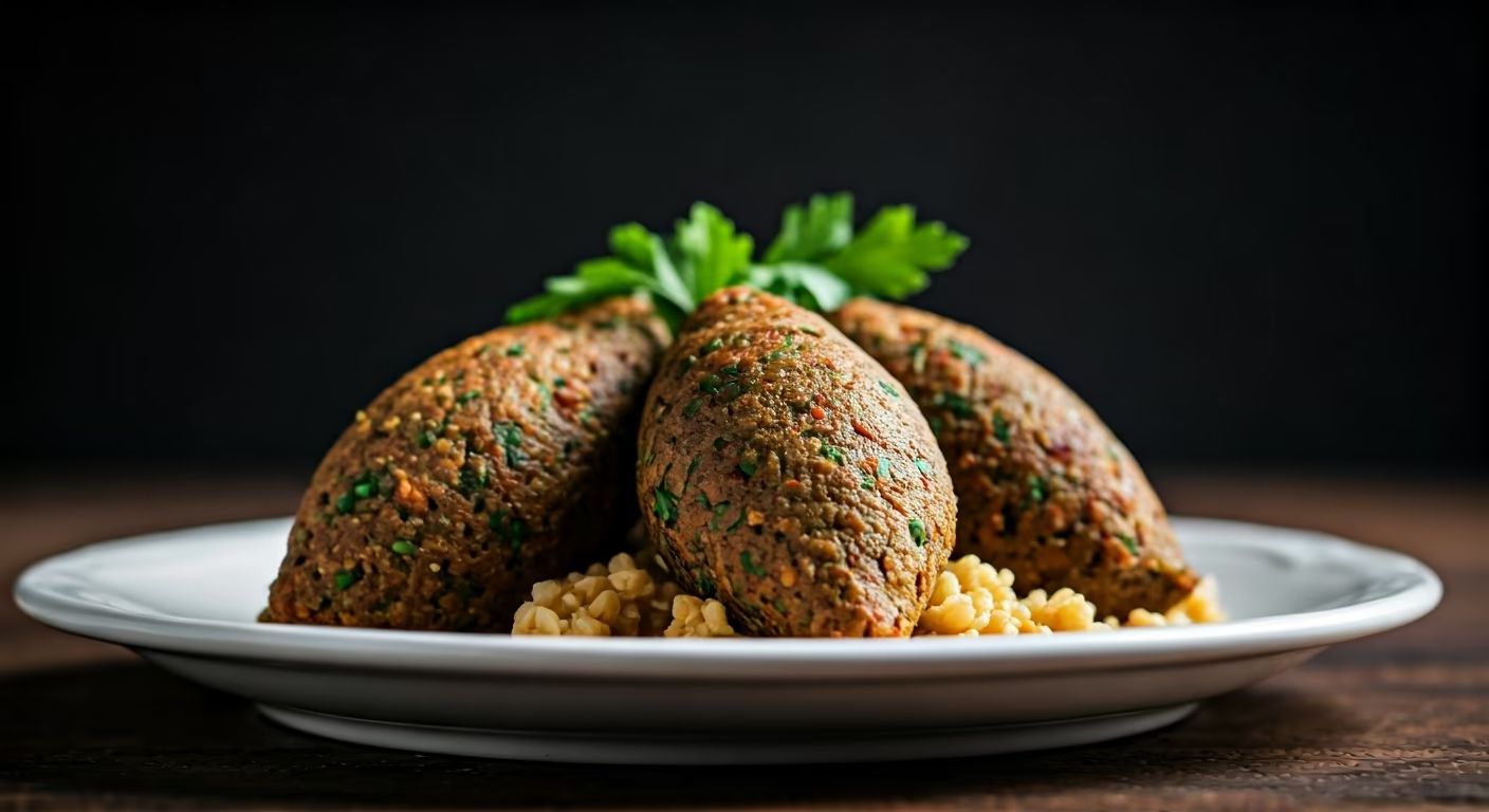 Spiced Lamb Kibbeh (Dawood Basha) recipe - Middle Eastern medium difficulty in Main Dishes, Ethnic Dishes, Appetizers category