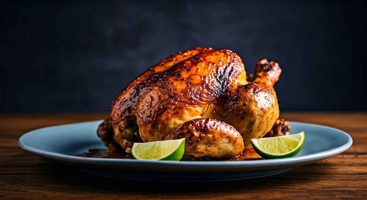 Spice Rubbed Beer Can Grilled Chicken with Lime recipe - Other medium difficulty in Main Dishes, Grilling category