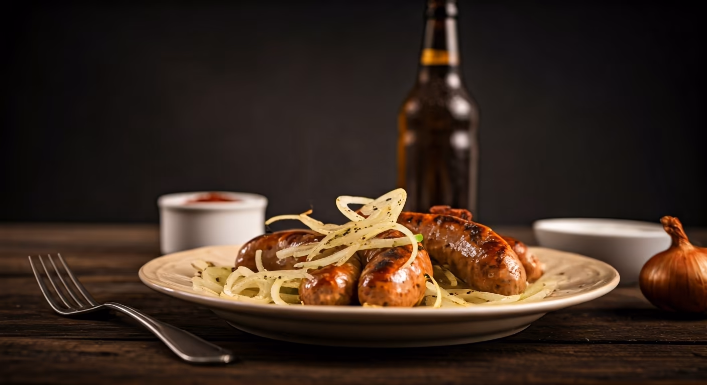 Grilled Beer Brats recipe - delicious easy difficulty in Grilling, Comfort Food category