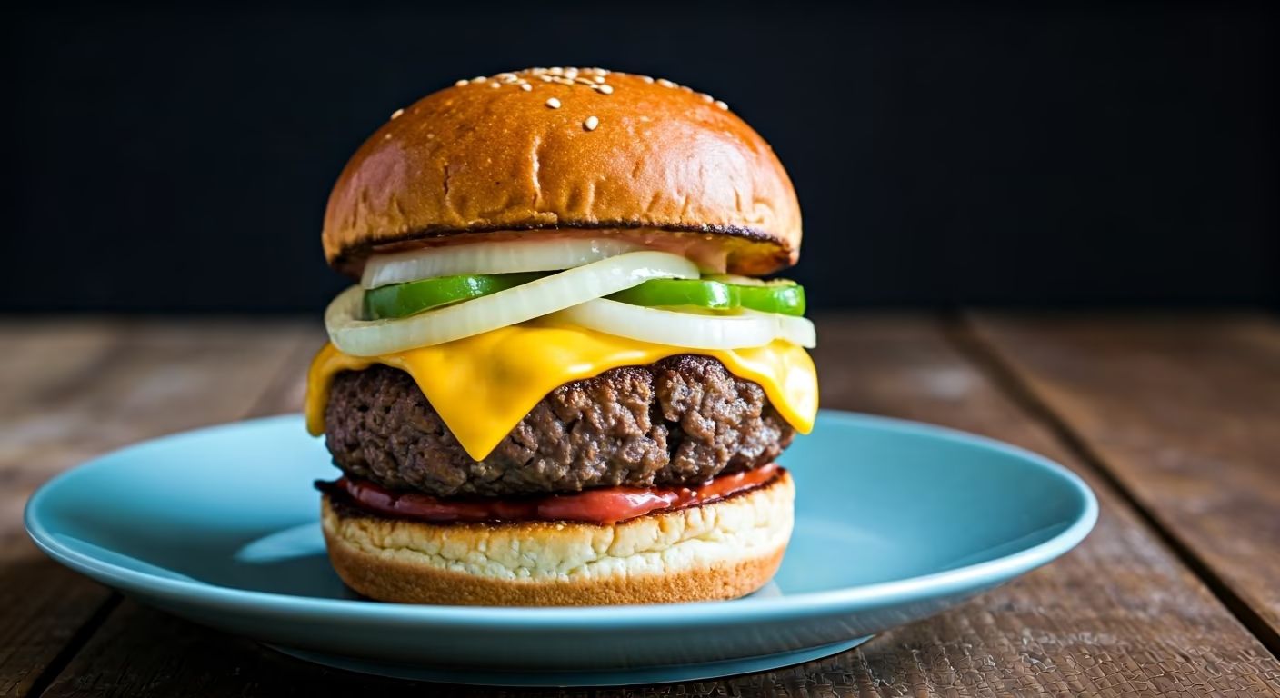 Philly Cheesesteak Style Smash Burger recipe - delicious medium difficulty in Main Dishes, Comfort Food category